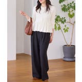 ペプラム切替モールニットカーディガン/イージーケア | VIS  | 詳細画像34 