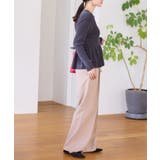 ペプラム切替モールニットカーディガン/イージーケア | VIS  | 詳細画像35 