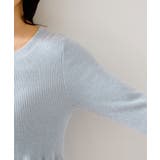 ペプラム切替モールニットカーディガン/イージーケア | VIS  | 詳細画像41 