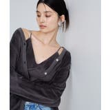 【Miller】VIS別注モデルベロアボタンアップカーディガン【洗える】 | VIS  | 詳細画像19 