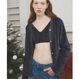 【Miller】VIS別注モデルベロアボタンアップカーディガン【洗える】 | VIS  | 詳細画像3 