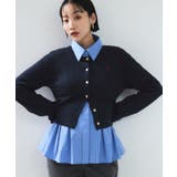 【POLO BCS】VIS別注ミニケーブルノーカラーニットカーディガン | VIS  | 詳細画像33 