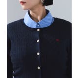 【POLO BCS】VIS別注ミニケーブルノーカラーニットカーディガン | VIS  | 詳細画像39 