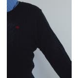 【POLO BCS】VIS別注ミニケーブルノーカラーニットカーディガン | VIS  | 詳細画像40 