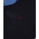 【POLO BCS】VIS別注ミニケーブルノーカラーニットカーディガン | VIS  | 詳細画像43 