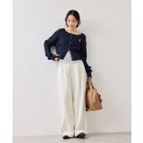 【POLO BCS】VIS別注ミニケーブルノーカラーカーディガン | VIS  | 詳細画像17 