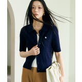 【POLO BCS】VIS別注ケーブルドッキング衿付きカーディガン | VIS | 詳細画像12