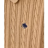 【POLO BCS】VIS別注ケーブルドッキング衿付きカーディガン | VIS | 詳細画像24