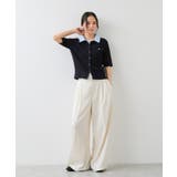 【POLO BCS】VIS別注ケーブルドッキング衿付きカーディガン | VIS | 詳細画像31