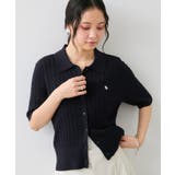 【POLO BCS】VIS別注ケーブルドッキング衿付きカーディガン | VIS | 詳細画像36