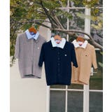 【POLO BCS】VIS別注ケーブルドッキング衿付きカーディガン | VIS | 詳細画像6