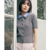 【POLO BCS】VIS別注ケーブルドッキング衿付きカーディガン | VIS | 詳細画像9