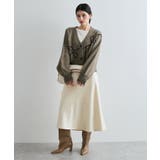 【WEB 一部店舗限定】リボンコード刺繍Vネックカーディガン【セットアップ対応】 | VIS  | 詳細画像16 