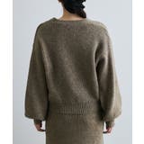 【WEB 一部店舗限定】リボンコード刺繍Vネックカーディガン【セットアップ対応】 | VIS  | 詳細画像22 