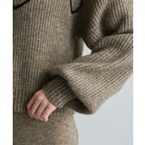 【WEB 一部店舗限定】リボンコード刺繍Vネックカーディガン【セットアップ対応】 | VIS  | 詳細画像36 