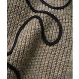 【WEB 一部店舗限定】リボンコード刺繍Vネックカーディガン【セットアップ対応】 | VIS  | 詳細画像37 