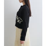 【WEB限定】刺繍フラワーカーディガン | VIS | 詳細画像17