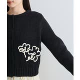 【WEB限定】刺繍フラワーカーディガン | VIS | 詳細画像30