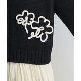 【WEB限定】刺繍フラワーカーディガン | VIS | 詳細画像31