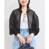 【WEB限定】ジップアップメッシュブルゾン/カーディガン | VIS | 詳細画像16