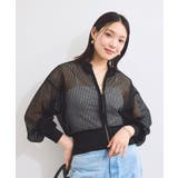 【WEB限定】ジップアップメッシュブルゾン/カーディガン | VIS | 詳細画像22