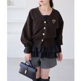 【WEB限定】メタル釦オーバーサイズカーディガン | VIS  | 詳細画像12 