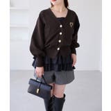 【WEB限定】メタル釦オーバーサイズカーディガン | VIS  | 詳細画像14 