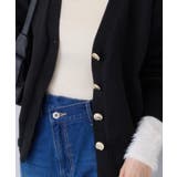 【WEB限定】メタル釦オーバーサイズカーディガン | VIS  | 詳細画像9 