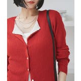レッド(60) | 【WEB限定】フェイクレイヤードカーディガン(マルチWAY) | VIS