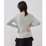 【WEB/一部店舗限定】配色メローバイカラーカーディガン | VIS  | 詳細画像15 