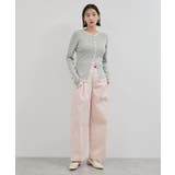 【WEB/一部店舗限定】配色メローバイカラーカーディガン | VIS  | 詳細画像18 