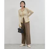 【WEB/一部店舗限定】配色メローバイカラーカーディガン | VIS  | 詳細画像25 