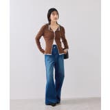 【WEB/一部店舗限定】配色メローバイカラーカーディガン | VIS  | 詳細画像27 