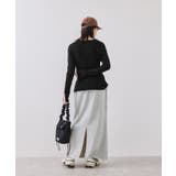 【WEB/一部店舗限定】配色メローバイカラーカーディガン | VIS  | 詳細画像3 