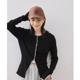 【WEB/一部店舗限定】配色メローバイカラーカーディガン | VIS  | 詳細画像4 