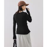 【WEB/一部店舗限定】配色メローバイカラーカーディガン | VIS  | 詳細画像7 