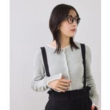 グレー(07) | 【WEB/一部店舗限定】配色メローバイカラーカーディガン | VIS 