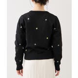 【WEB限定】フルーツ刺しゅうクルーネックカーディガン | VIS  | 詳細画像18 