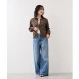 【WEB限定】フルーツ刺しゅうクルーネックカーディガン | VIS  | 詳細画像2 