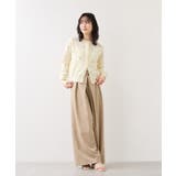 【WEB限定】フルーツ刺しゅうクルーネックカーディガン | VIS  | 詳細画像6 