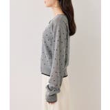 【WEB限定】麻ライクドット配色カーディガン | VIS  | 詳細画像15 