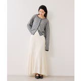 【WEB限定】麻ライクドット配色カーディガン | VIS  | 詳細画像2 