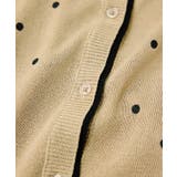 【WEB限定】麻ライクドット配色カーディガン | VIS  | 詳細画像22 