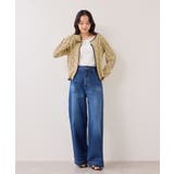 【WEB限定】麻ライクドット配色カーディガン | VIS  | 詳細画像8 