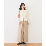 【WEB限定】袖フレア配色レイヤードカーディガン | VIS  | 詳細画像12 