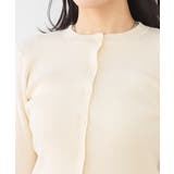 【WEB限定】袖フレア配色レイヤードカーディガン | VIS  | 詳細画像16 