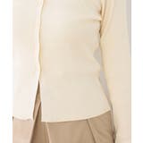 【WEB限定】袖フレア配色レイヤードカーディガン | VIS  | 詳細画像19 