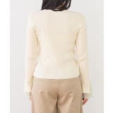 【WEB限定】袖フレア配色レイヤードカーディガン | VIS  | 詳細画像21 