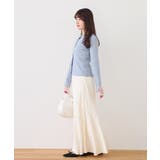 【WEB限定】袖フレア配色レイヤードカーディガン | VIS  | 詳細画像9 