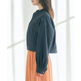 【洗える】バンドカラージップアップブルゾン | VIS  | 詳細画像12 